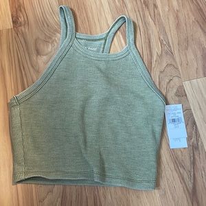 Green tank top